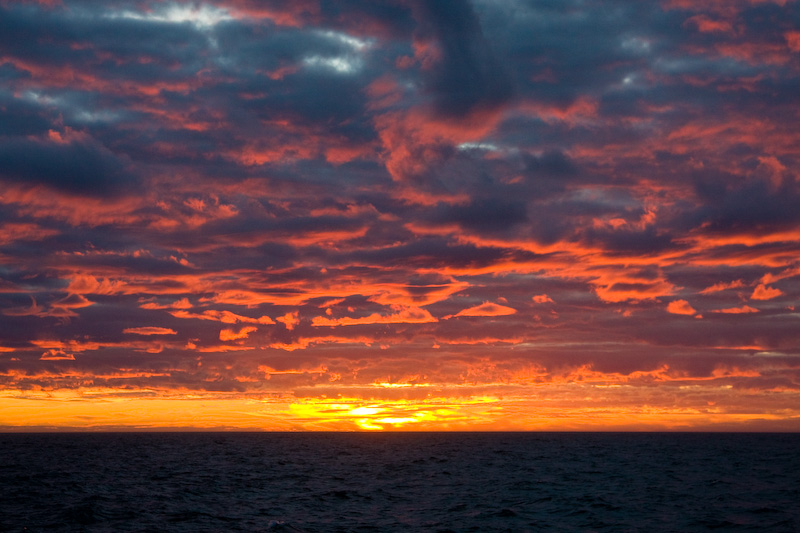 Sunset Over The South Atlantic
